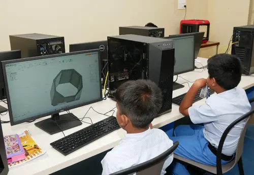 Skill Training on 3D Printing / Cadd Modelling Lab at bannari amman public school