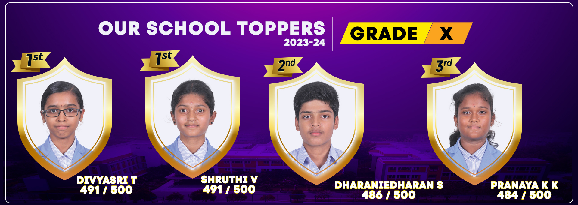 BAPS Celebrating Our School Toppers X CBSE Board Examination 2023-2024