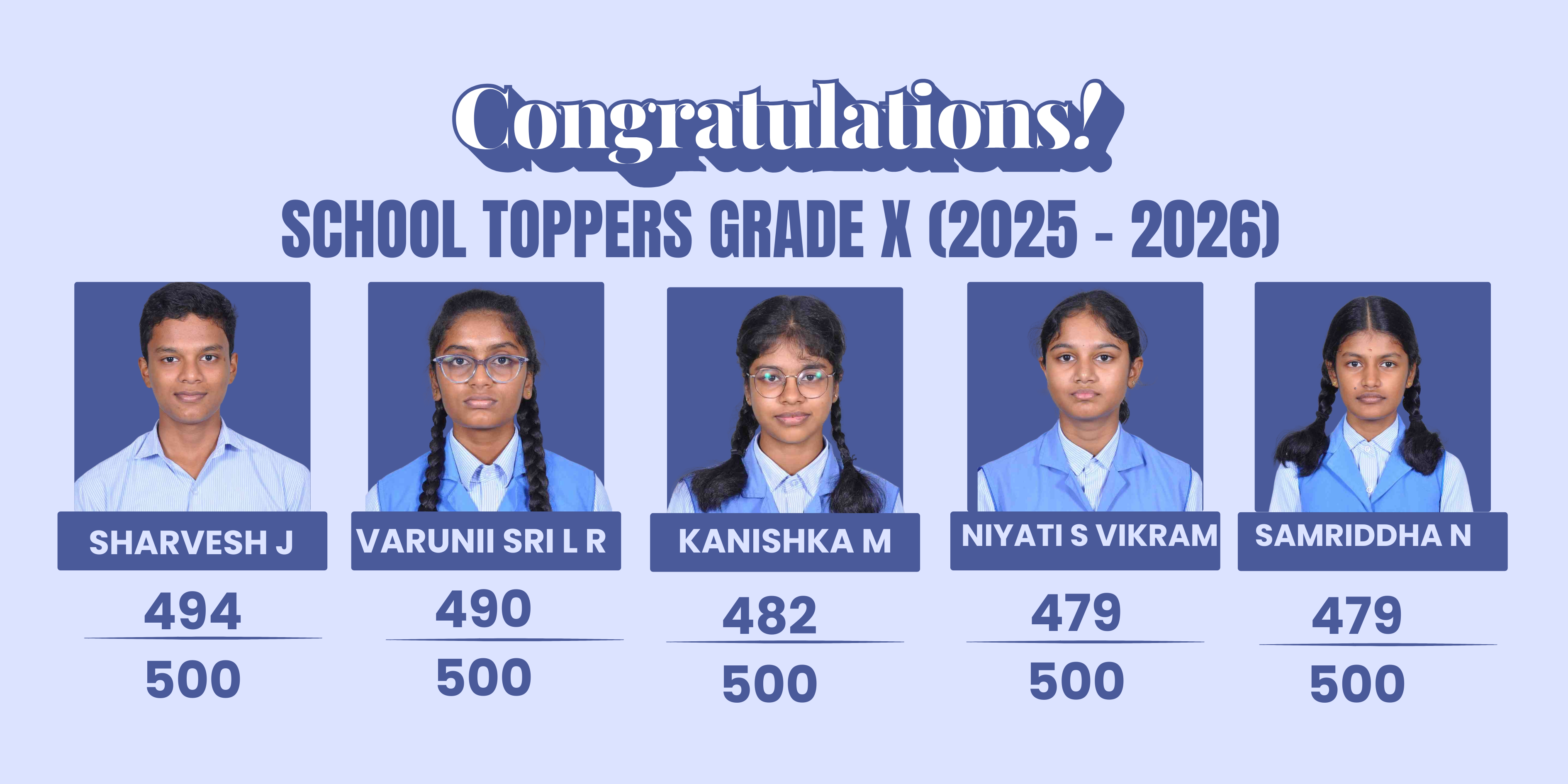 BAPS Celebrating Our School Toppers XII CBSE Board Examination 2023-2024