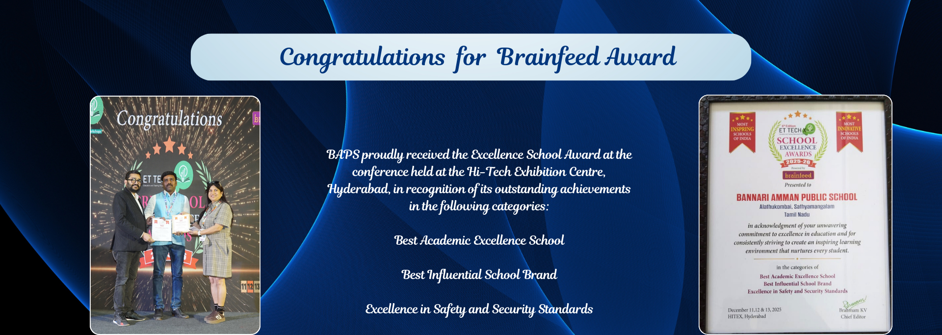 BAPS Celebrating Our School Toppers X CBSE Board Examination 2023-2024