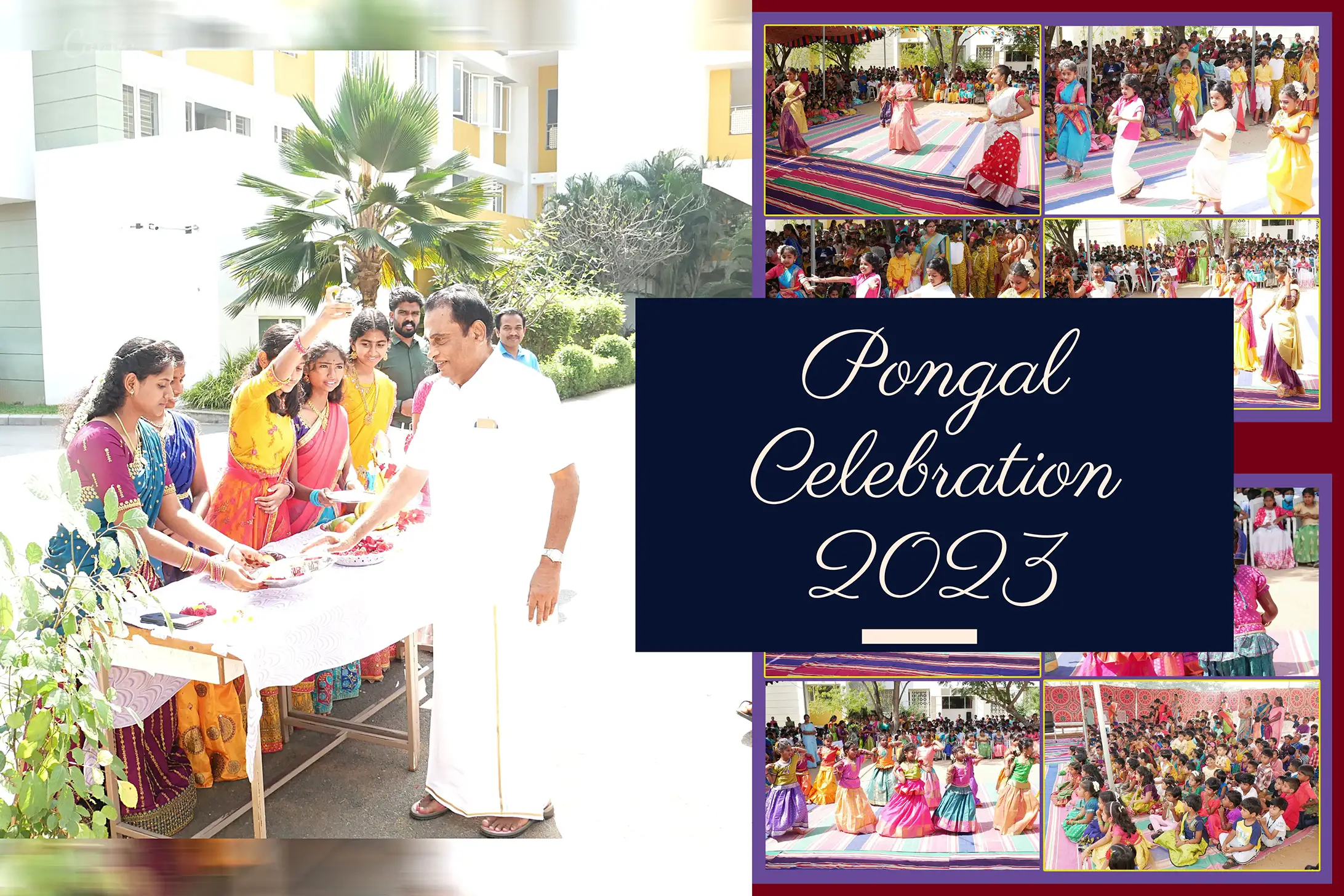 PONGAL CELEBRATION 2023 at bannari amman school Sathyamangalam