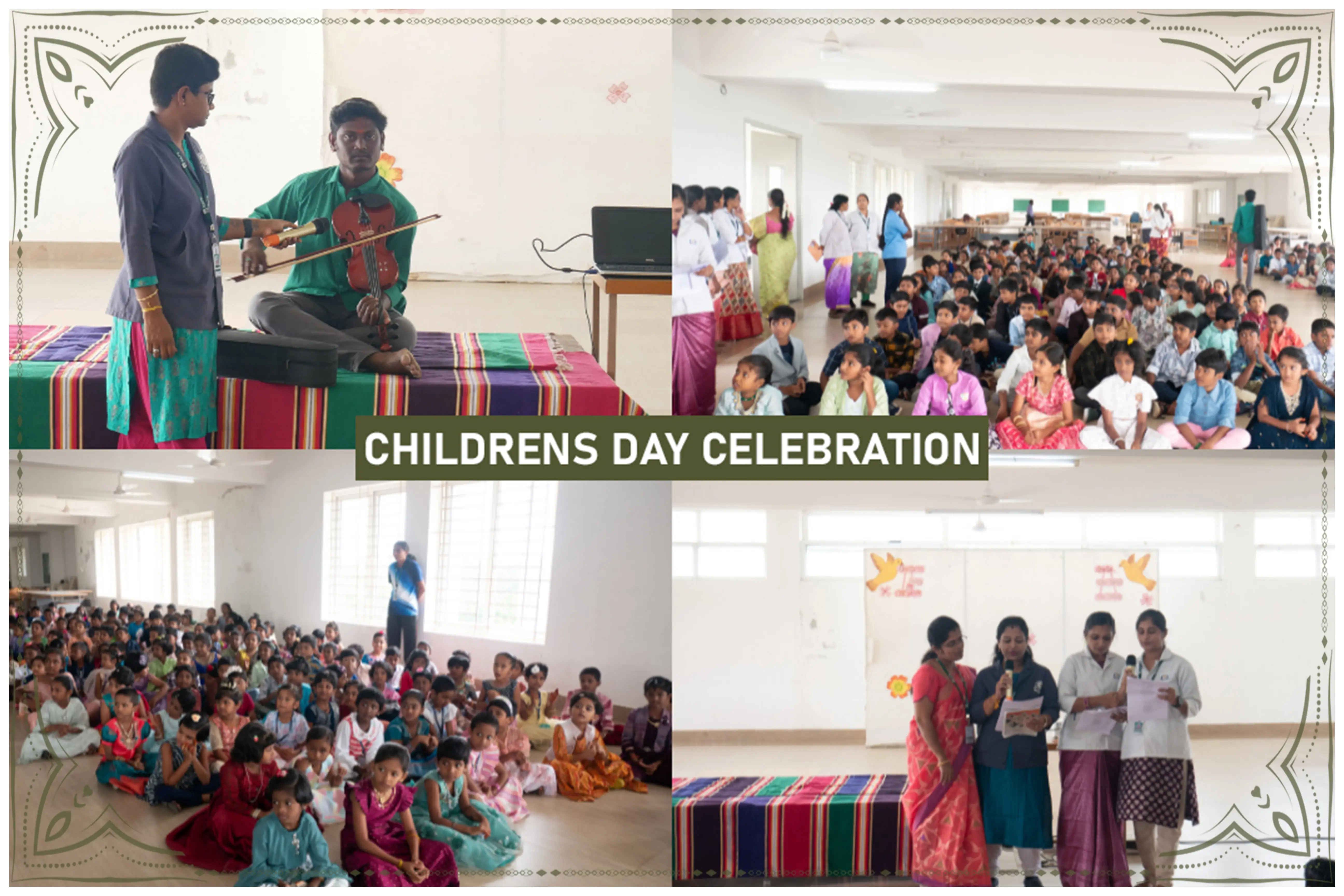 CHILDRENS DAY CELEBRATIONS at baps school Sathyamangalam