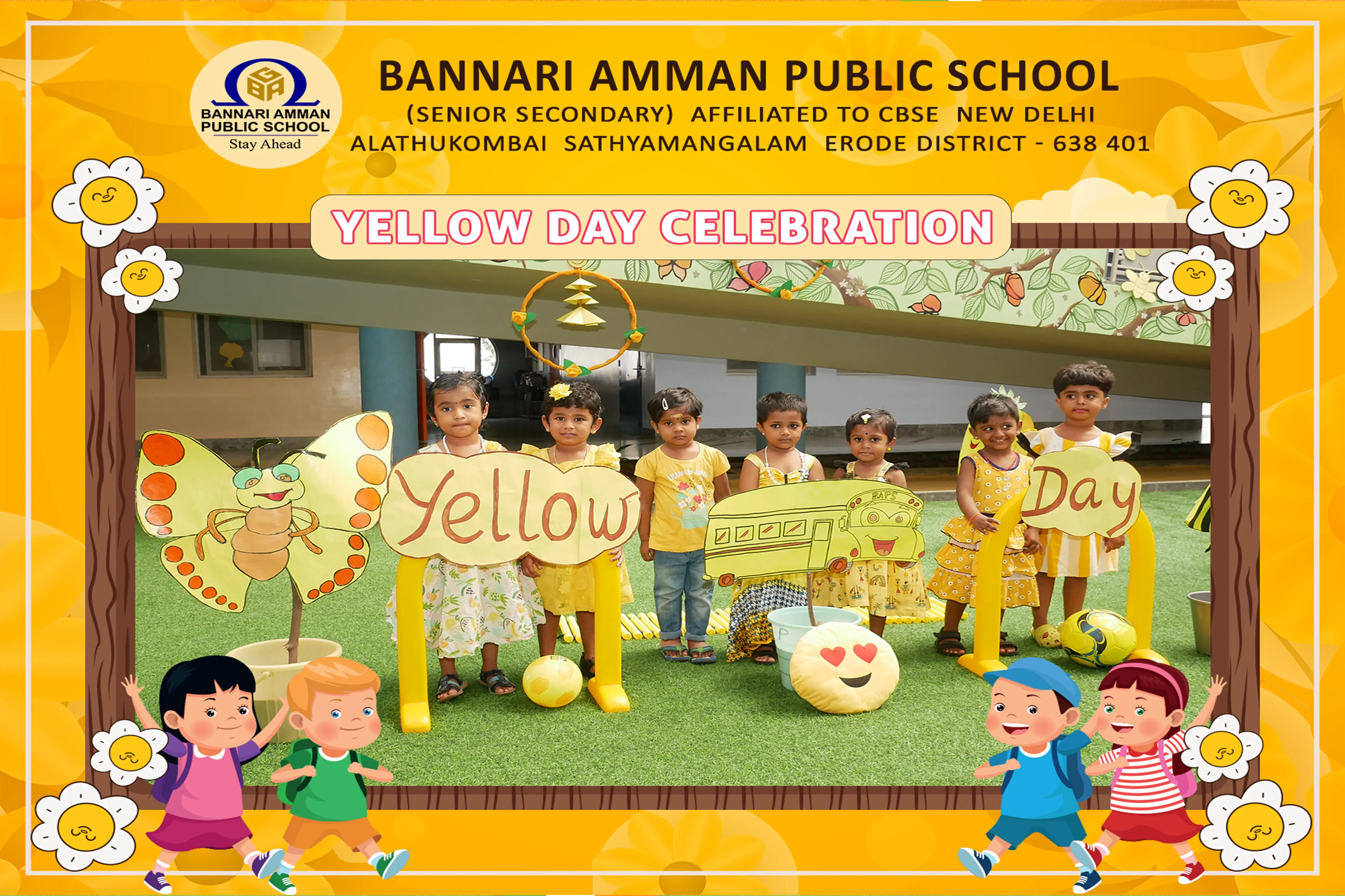 YELLOW DAY CELEBRATION @ Bannari Amman School
