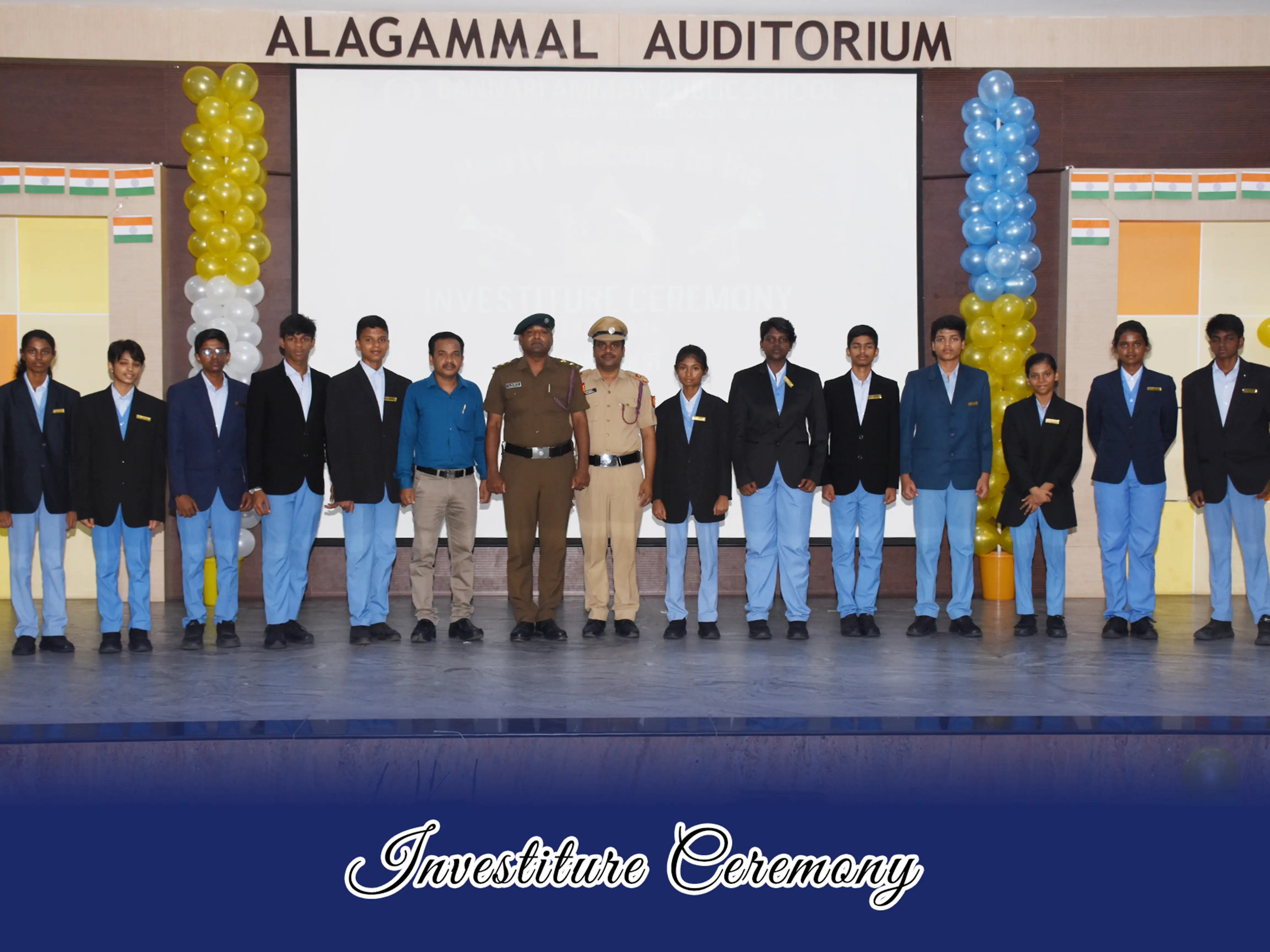 Kindergartens Yellow Day Celebrations at baps school Sathyamangalam